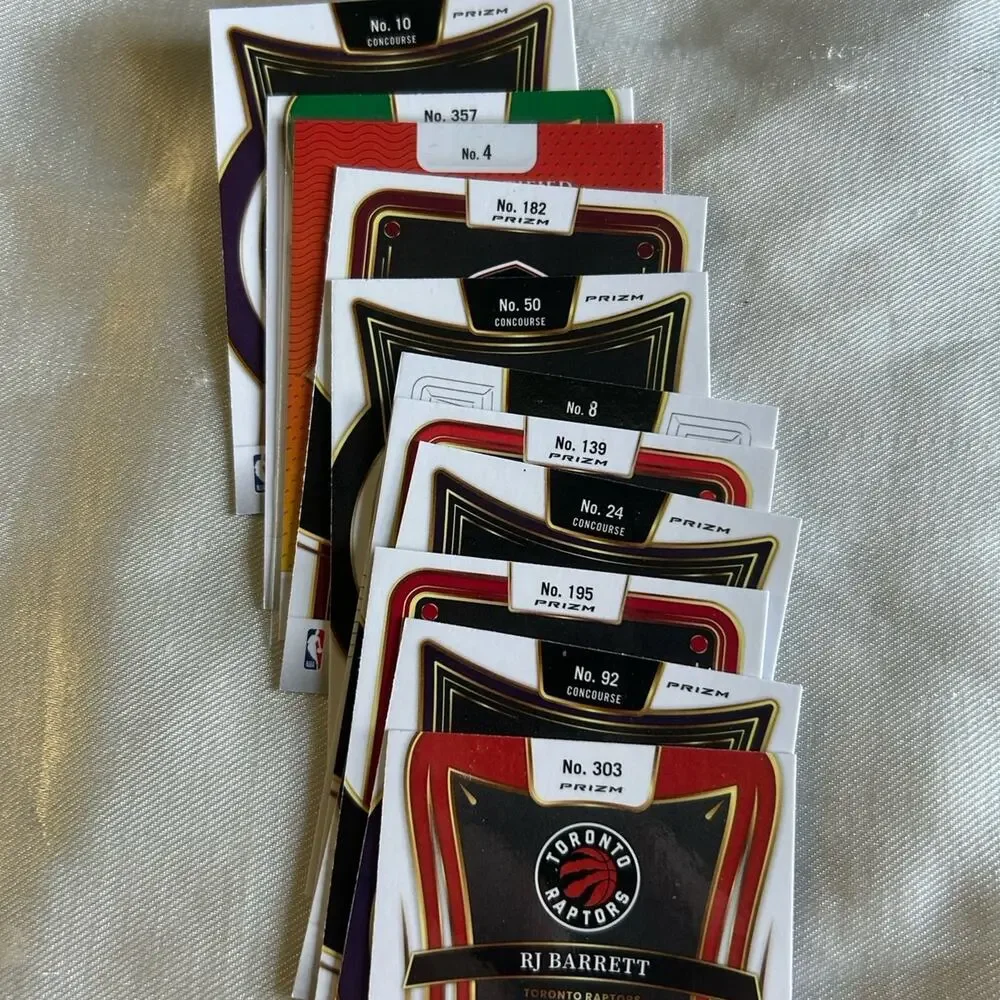 Lot of 107 2024-25 panini select basketball sports cards